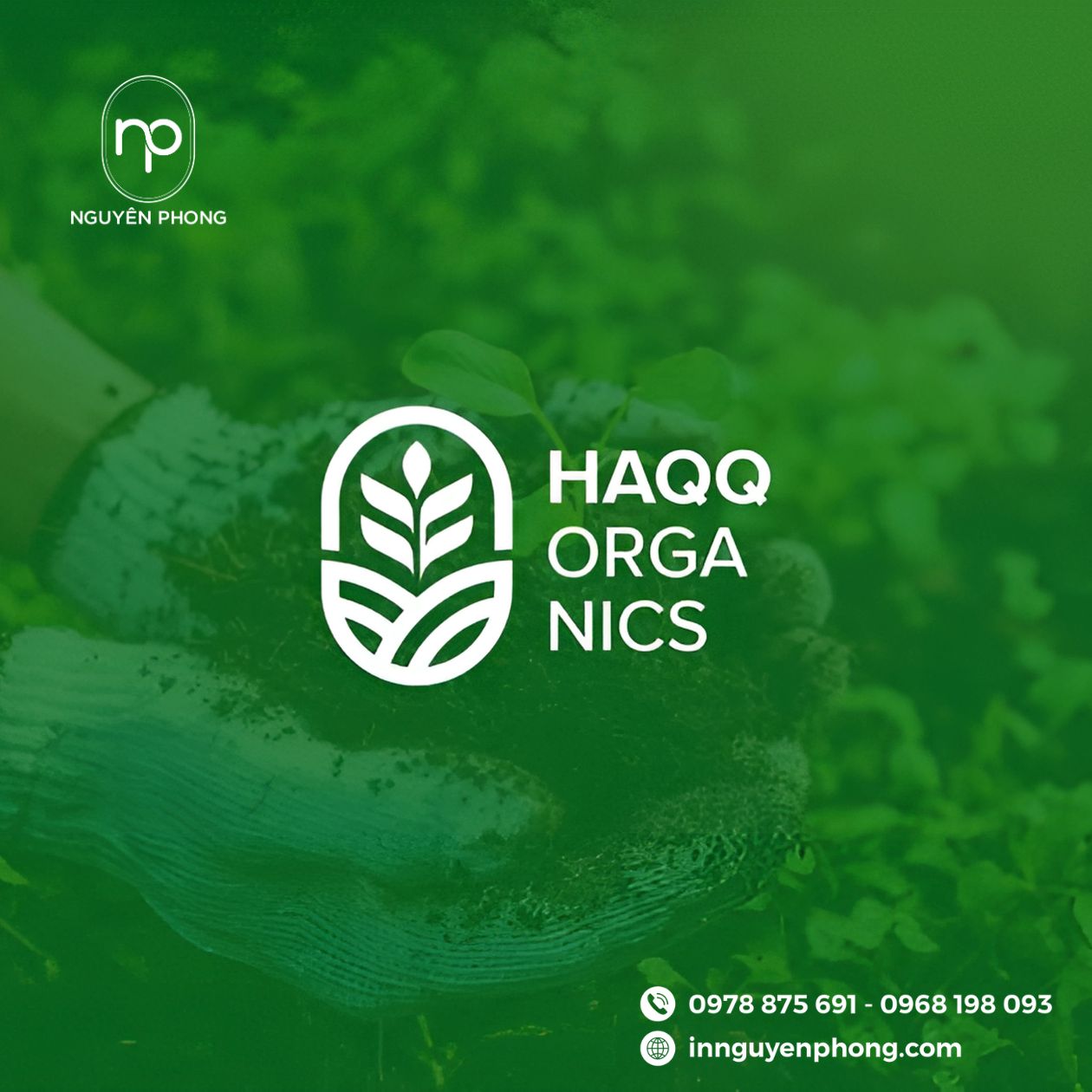 Mẫu logo nông sản sạch